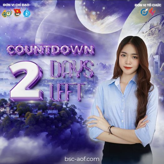Countdown 2 days left Cuộc thi khởi nghiệp trẻ 2023
