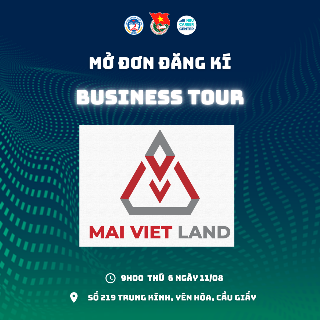 Mở đơn đăng ký Business Tour