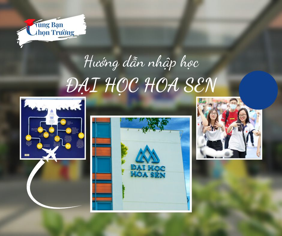 Hướng dẫn nhập học Đại học Hoa Sen