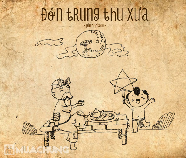 Những hình ảnh so sánh thú vị về ăn uống Trung thu xưa và nay