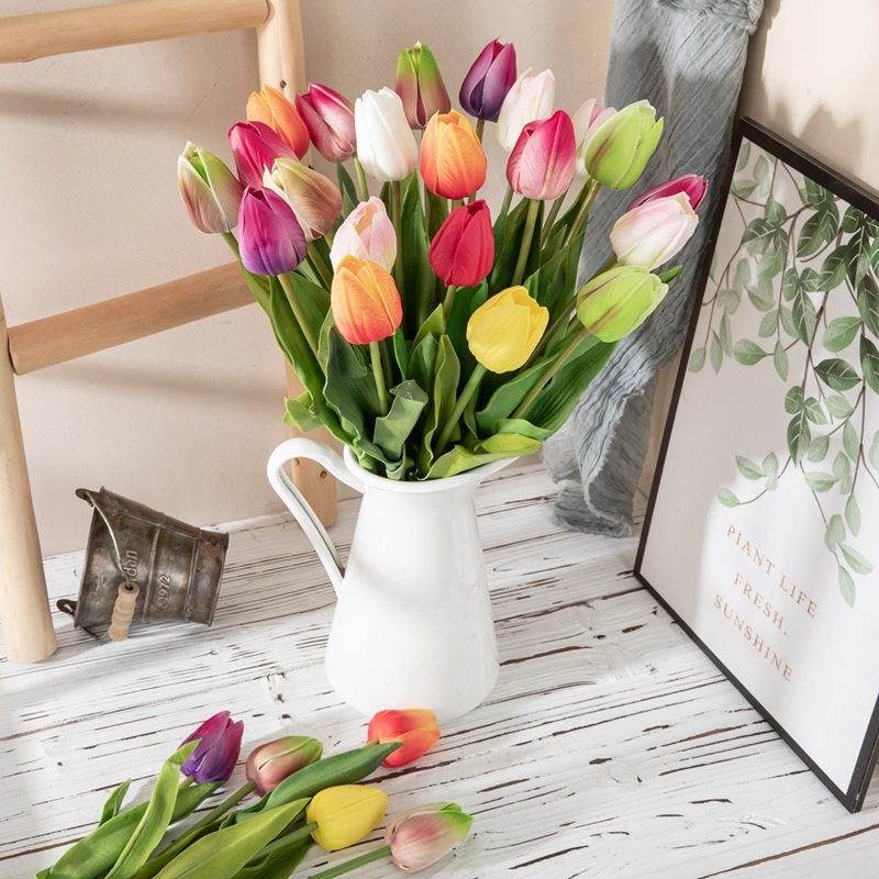 Hoa lụa Tulip(LLH01)- LING Decor