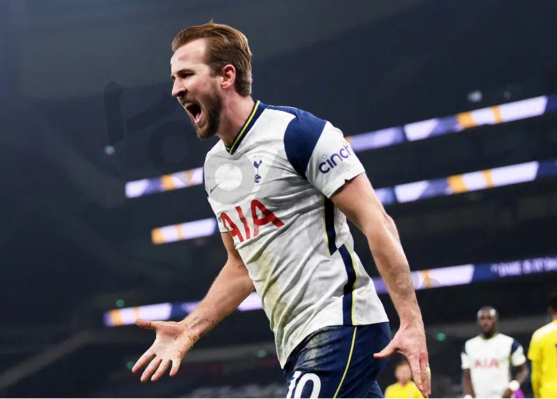 Tiền đạo Harry Kane đứng thứ 5 trong top 10 cầu thủ đắt giá