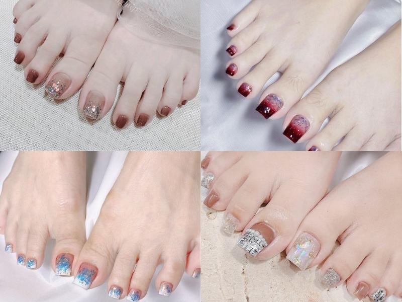 Mẫu Nail Chân Đẹp Nhất Cho Cô Nàng Yêu Thích Sự Cá Tính