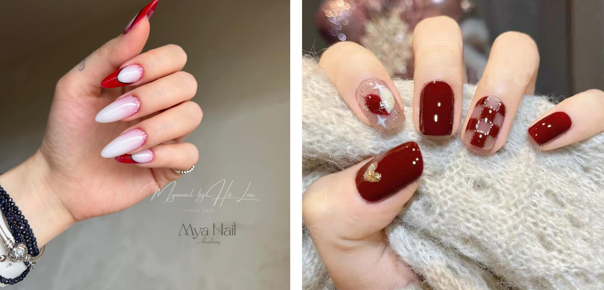 Tổng hợp mẫu nail đơn giản nhẹ nhàng 2023 - MYA NAIL ACADEMY