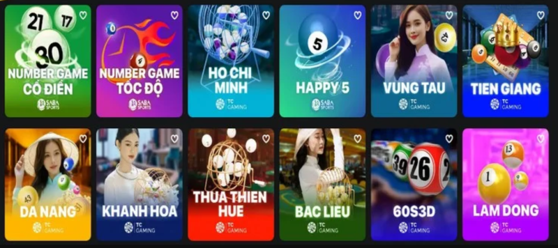 Các game xổ số V9Bet nổi bật trên nền tảng