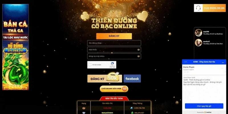 Hướng dẫn các thao tác tải app go88 trên website