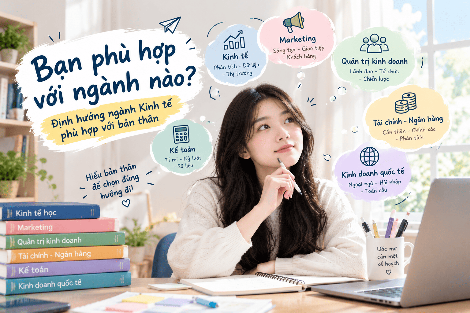 Khối ngành Kinh tế là nhóm ngành đào tạo kiến thức về hoạt động kinh doanh, tài chính, quản lý và vận hành của doanh nghiệp cũng như nền kinh tế.