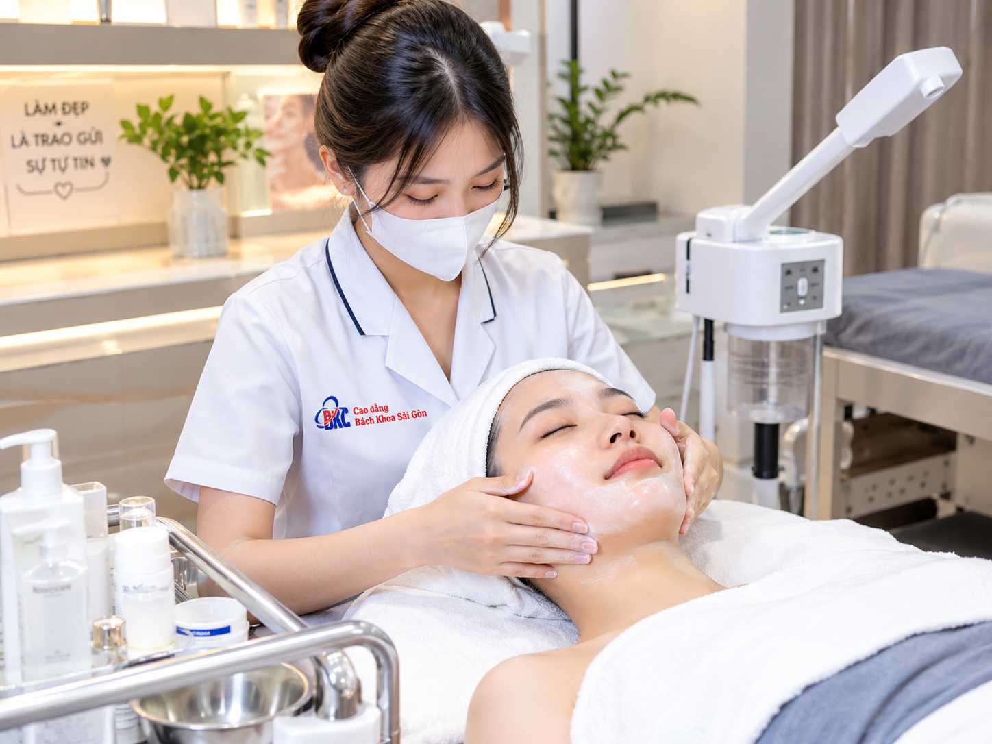 Chăm sóc da trong ngành chăm sóc sắc đẹp